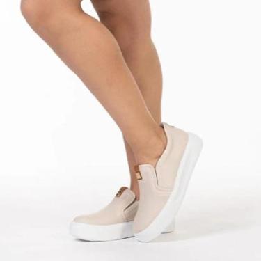 Imagem de Tênis Pegada Casual Slip On Textura Feminino-Feminino