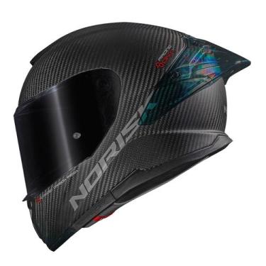 Imagem de Capacete Norisk Carbon R Solid Preto Fosco, 56