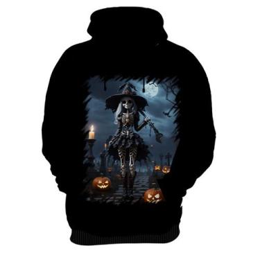 Imagem de Blusa de Frio Bruxa Caveira Halloween 21 - Kasubeck Store, Inf 16