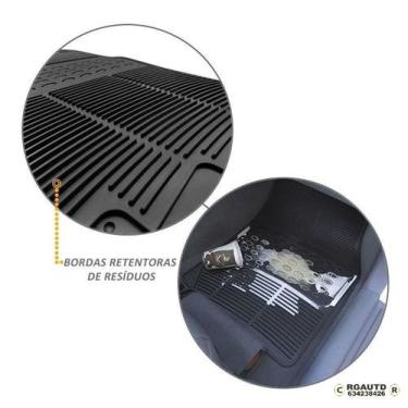 Imagem de Tapete Automotivo Resistente Flexivel Carro Borracha Pvc Impermeavel -