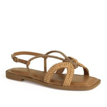 Imagem de Sandália Tanara Rasteira Feminina T9172-Feminino