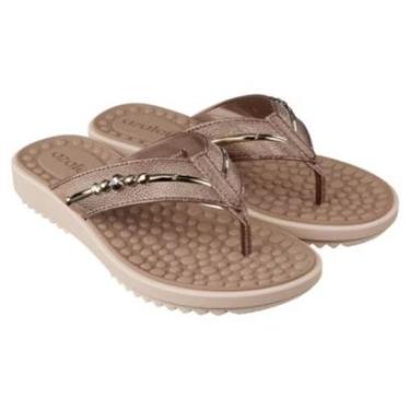 Imagem de Tamanco Feminino Taina Cobre Marrom Azaleia 19112-BH365-Feminino