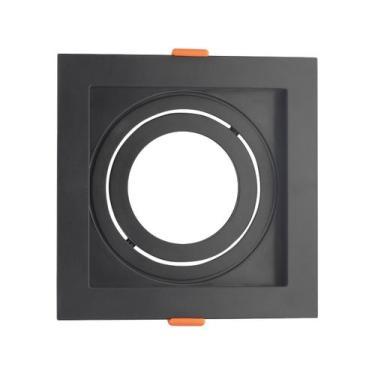 Imagem de Spot LED de Embutir Quadrado Gaya Decor PAR20, Preto