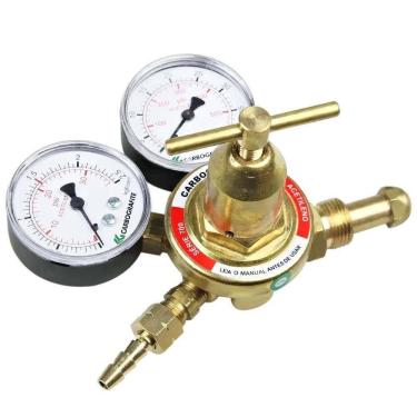 Imagem de Regulador de Pressão Série 700 para Cilindro de Acetileno 010403110 CARBOGRAFITE