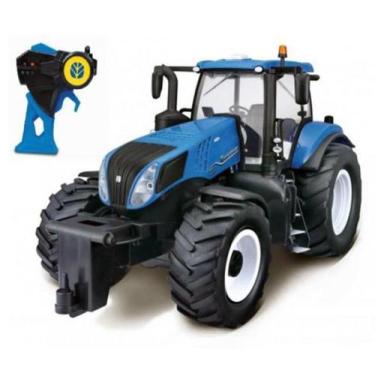 Imagem de Trator Controle Remoto New Holland T8.435 Maisto Tech, Azul