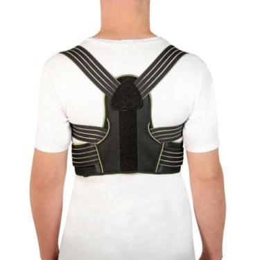 Imagem de Corretor Postural com Ajuste Triplo Mercur, Preto, P