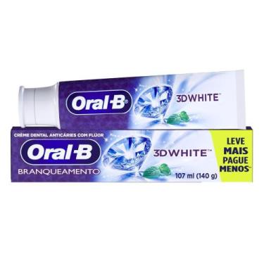 Imagem de Creme Dental Oral-B 3D White Branqueadora 140g - Oral B