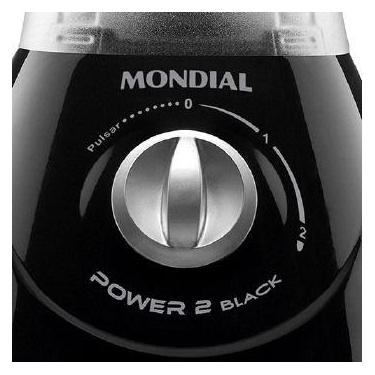 Imagem de Liquidificador Mondial Power 2I BLACK 370W - L-29 Preto 220 VOLTS, Pre
