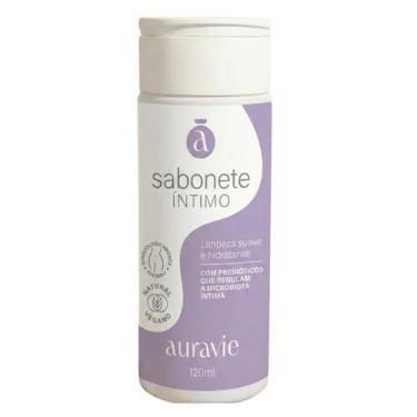 Imagem de Sabonete Íntimo Natural e Vegano com Prebióticos 120ml Auravie