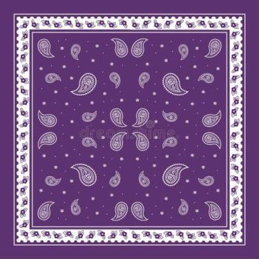 Imagem de Bandana roxa - TATIMIX