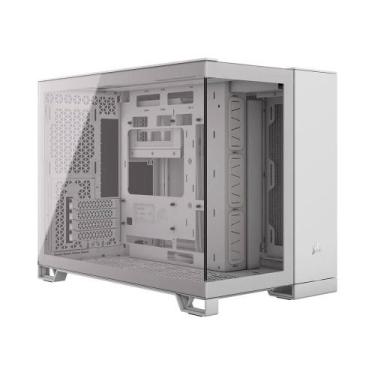 Imagem de Gabinete Gamer Corsair 2500x Aquário Mid Tower Sem Fans Branco