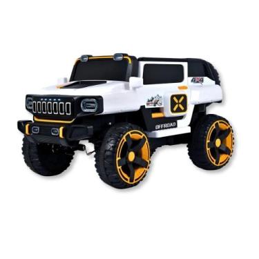 Imagem de Carrinho eletrico 4x4 space cross 12v branco - zippy toys