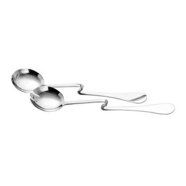 Imagem de 2 Colheres para Salada Wolff de Aço Inox