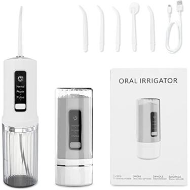 Imagem de Limpador Bucal Portátil, Irrigador para Limpeza Profunda Sem Fio, Limpador Oral com Jato de Água, Recarregável, 3 Modos, Bateria de Longa Duração