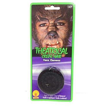 Imagem de Rubie's Costume Co Lã Crepe Hair- Fantasia LB, Preta, Preta