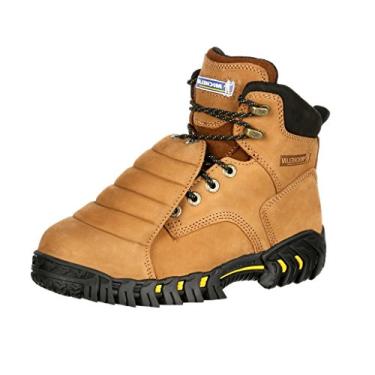 Imagem de MICHELIN Bota de trabalho masculina 20.3 cm Sledge Metatarso bico de aço marrom 39 EE EUA