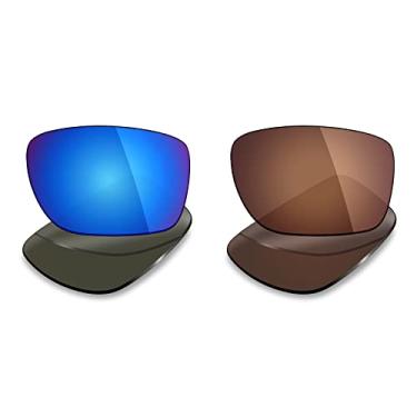 Imagem de Mryok 2 pares de lentes polarizadas de substituição para óculos de sol Oakley Turbine – opções