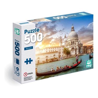 Jogo 3 Quebra Cabeça 1 Veneza, 1 Portugal E 1 Itália Puzzle