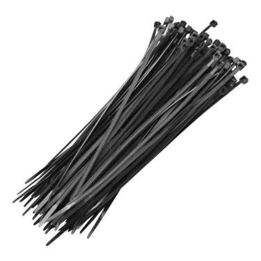 Imagem de Abraçadeiras Nylon 2,5x150mm Preta