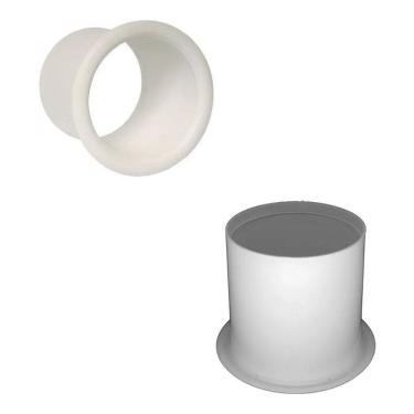 Imagem de Aero Duto 4  Fiamon Plástico Branco para Caixas Acústicas