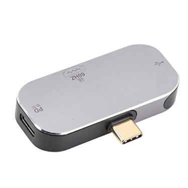 Imagem de Docking Station, USB C Dock Quick Fast Charging Leve Portátil Multi System Support para OS X para