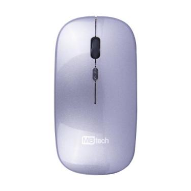 Imagem de Mouse Óptico Sem Fio Recarregável - Silencioso Slim Usb 3.0 - Mbtech