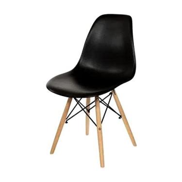 Imagem de Cadeira Eiffel Sala de Jantar Eames - Moob (Preta)