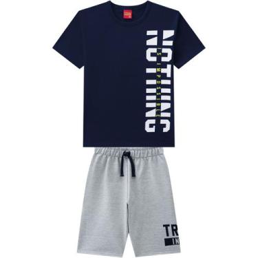 Imagem de Conjunto Infantil Masculino Camiseta + Bermuda Kyly Moving