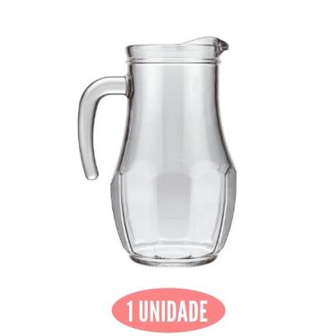 Imagem de Jarra de Vidro Tango 1,5L Água Suco Nadir Restaurante