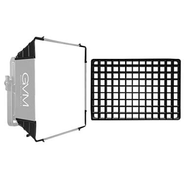 Imagem de GVM Great Video Maker Difusor de softbox dobrável com colmeia de grade para luz LED da série RGB 1500D, adequado para iluminação de estúdio, fotografia de retrato, iluminação, painel de LED