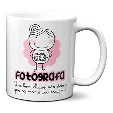 Imagem de Caneca Fotógrafa Um Bom Clique Eterniza Os Momentos Presente (Branca)