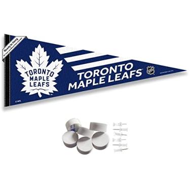 Imagem de Toronto Maple Leafs Pennant Flag and Wall Tack Pads Mounts