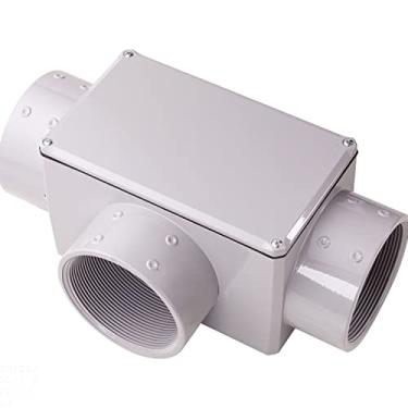 Imagem de Condulete Fixo ''T'' 1'' com tampa/com rosca NPT/com pintura eletrostática a pó Caixas de derivação Tramontina 5610604