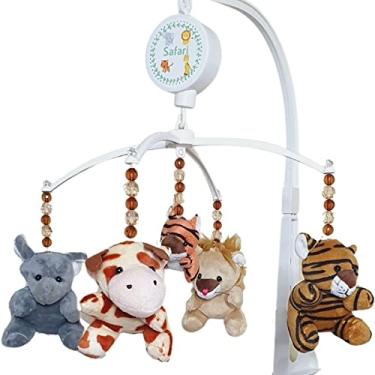 Imagem de Mobile Berço Bebê Musical E Giratório Bichos Da Floresta