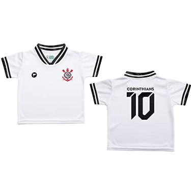 Imagem de Camiseta Bebê Corinthians Branca - Torcida Baby