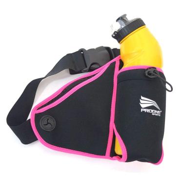 Imagem de PROGNE SPORTS Hidratacao, Pochete De Neoprene Masculino E Feminino, Preta/Rosa, Único