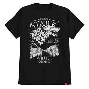 Imagem de Camiseta Game Of Thrones Casa Stark Winter Is Coming North G