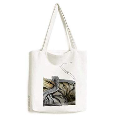 Imagem de China Chinesa O Grande Padrão De Parede Bolsa De Lona Bolsa De Compras Bolsa Casual Bolsa