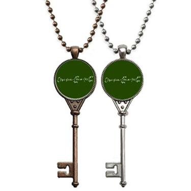 Imagem de OFFbb-USA Fórmula, função, cálculo, chaveiro, colar, pingente, joias, decoração para casais