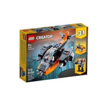 Imagem de Brinquedo De Montar Lego Creator 3 Em 1 Cyber Drone 31111