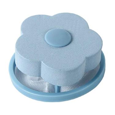 Imagem de DEARLOYEA 2 peças de filtro coletor de remoção de pelos, saco coletor, bola de limpeza de poeira e máquina de lavar, bolsa de lavanderia, dispositivo de fiapos