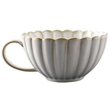 Imagem de PAYNAN Caneca de cerâmica de crisântemo retrô xícara de chá de leite café da manhã xícara de prato caneca de café de pétala