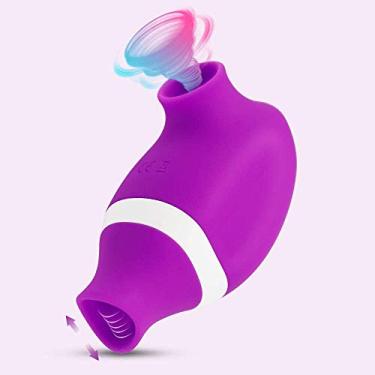 Imagem de Sugador de Clitóris Vibrador Sugador com Língua de 9 Modos de Vibração Sucção e Lambida VI02