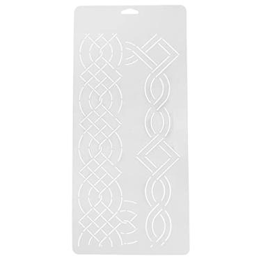 Imagem de Bonarty Ferramenta de costura de molde para pintura de estêncil de colcha de plástico - #4