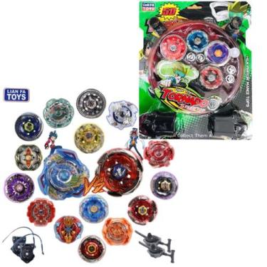 Kit Beyblade Metal 5d Brinquedo 4 Peões Led Toys - Carrefour