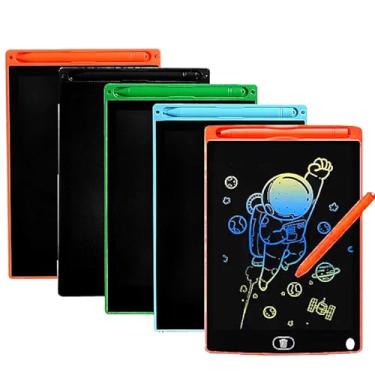 Imagem de Kit 5 Lousas Mágica Tela Colorida 12 polegadas para Revender Atacado Lembrancinha de Festa de Aniversário Infantil