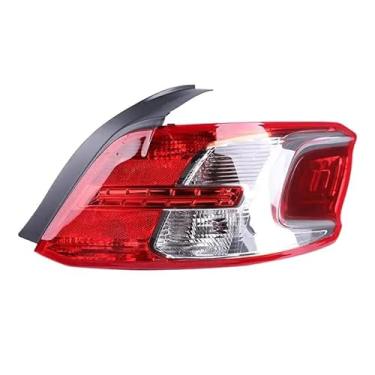 Imagem de WOLEN Luz traseira do carro luz traseira de giro lâmpada de freio luz para-choque luz traseira habitação 9674807780, para Peugeot 301 2012-2016