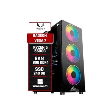 Imagem de PC Gamer Alligator Shop AMD Ryzen 5 4600G 8GB RAM DDR4 SSD 240GB Fonte 500W (RYZEN 5 5600G, 8GB RAM DDR4 | 240GB SSD)