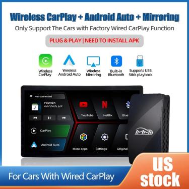 Imagem de MMB-Pro Wireless Apple CarPlay  Dongle USB  Auto Android  Espelho-Link  Tela da TV  Adaptador do