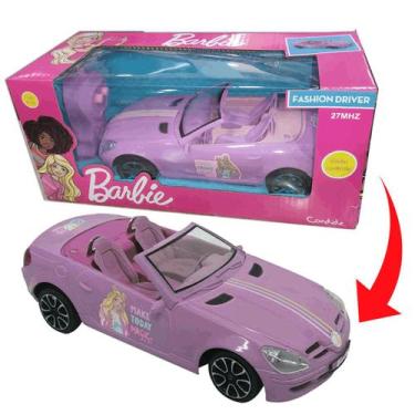 Imagem de Carrinho De Brinquedo Controle Remoto Barbie Fashion Driver - Candide